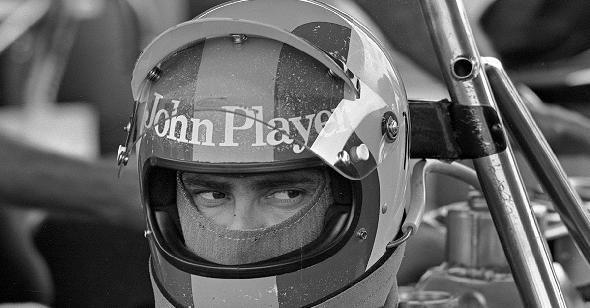 Gerry
Johansson: Gunnar Nilsson, JPS Lotus 77, Formel 1, Anderstorp 1976